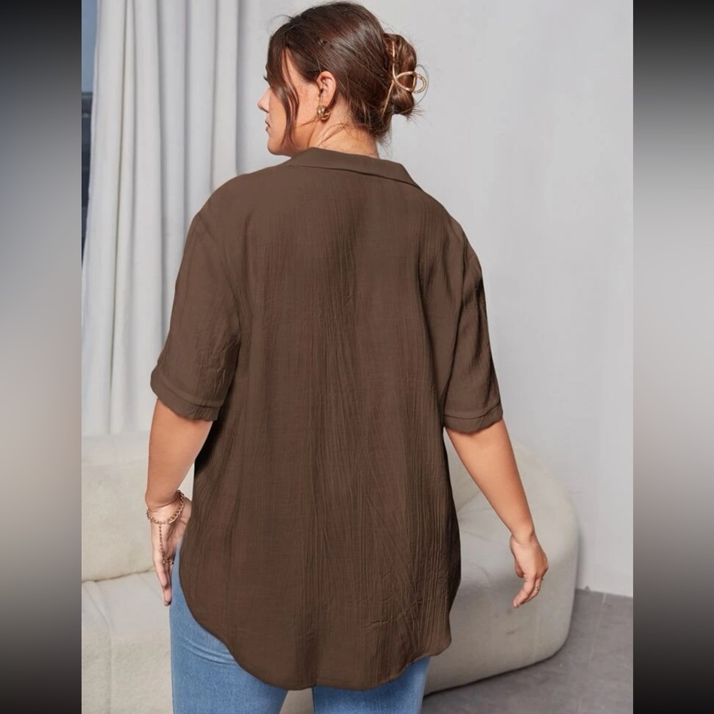 Button Front Shirt - Picture 6 of 7